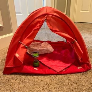 American girl tent with accessories